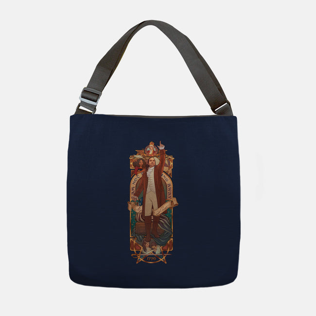 Not Throwing Away My Shot-none adjustable tote-MeganLara