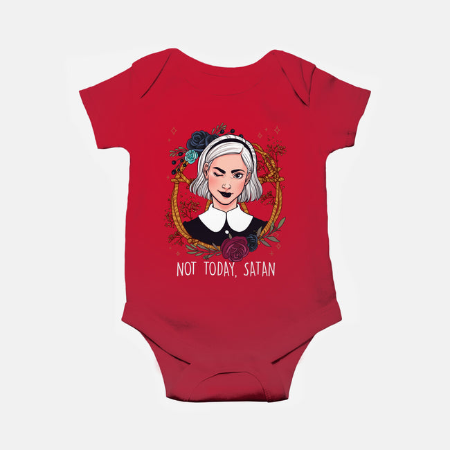 Not Today, Satan-baby basic onesie-ursulalopez