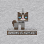 Nothing is Awesome-womens fitted tee-griftgfx