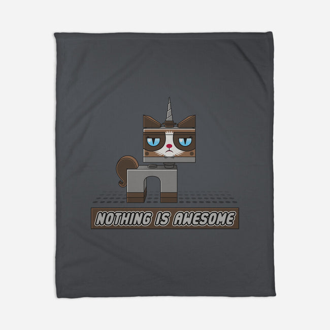 Nothing is Awesome-none fleece blanket-griftgfx