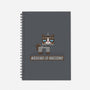 Nothing is Awesome-none dot grid notebook-griftgfx
