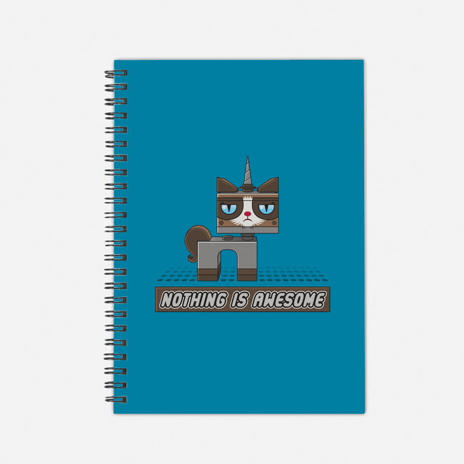 Nothing is Awesome-none dot grid notebook-griftgfx