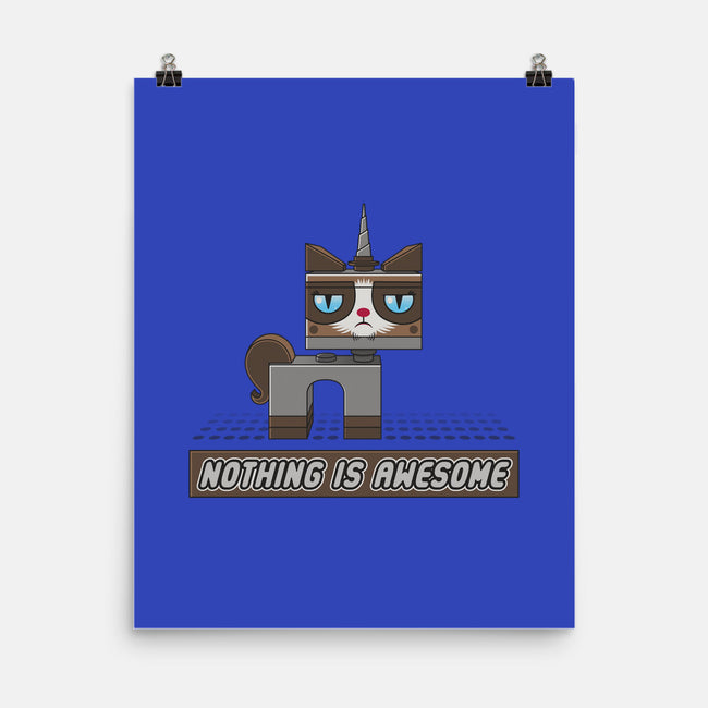 Nothing is Awesome-none matte poster-griftgfx