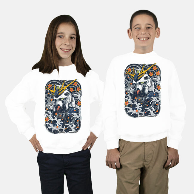 Nu Mecha Ink-youth crew neck sweatshirt-Snapnfit