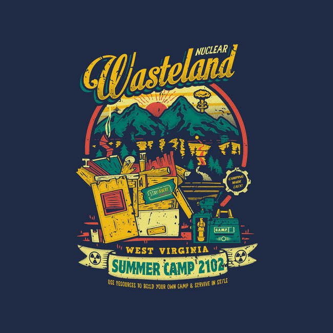 Nuclear Summer Camp-none polyester shower curtain-Olipop