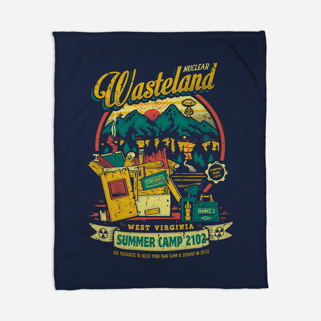 Nuclear Summer Camp-none fleece blanket-Olipop