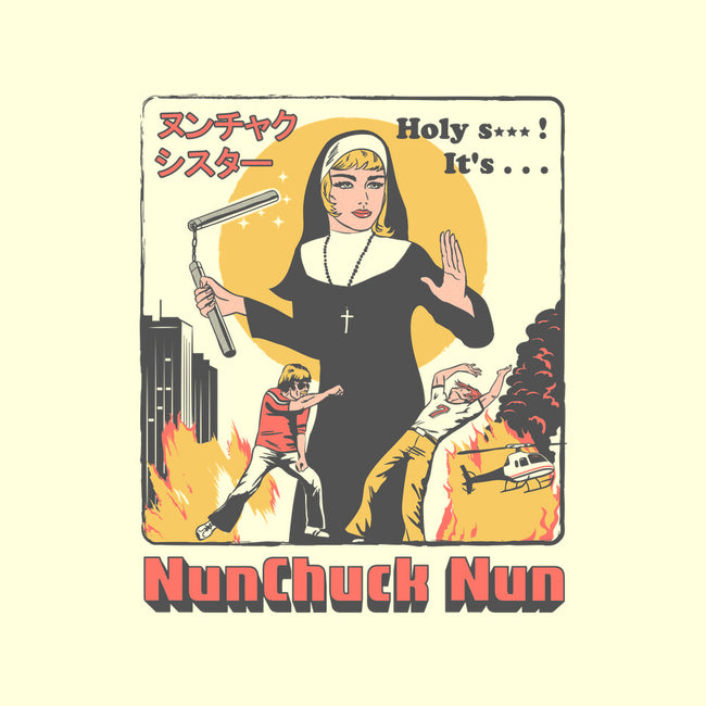 Nunchuck Nun-none stretched canvas-gloopz