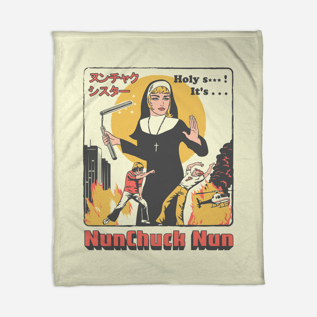Nunchuck Nun-none fleece blanket-gloopz