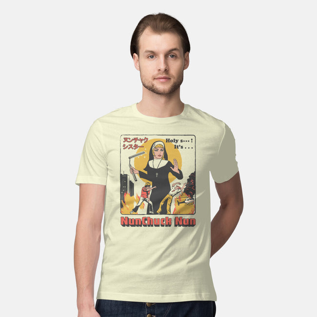 Nunchuck Nun-mens premium tee-gloopz