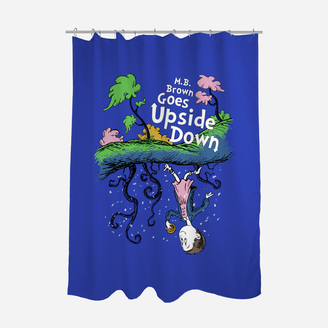 M. B. Brown-none polyester shower curtain-DJKopet
