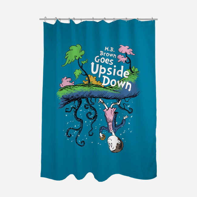 M. B. Brown-none polyester shower curtain-DJKopet