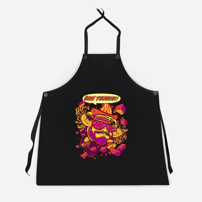 Macho-Kool-unisex kitchen apron-BeastPop