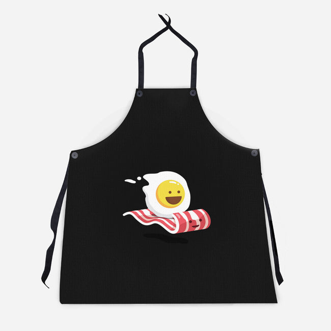 Magic Bacon Ride-unisex kitchen apron-GeorgeOtsubo