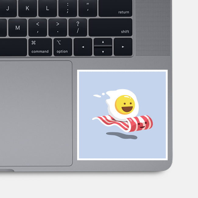 Magic Bacon Ride-none glossy sticker-GeorgeOtsubo