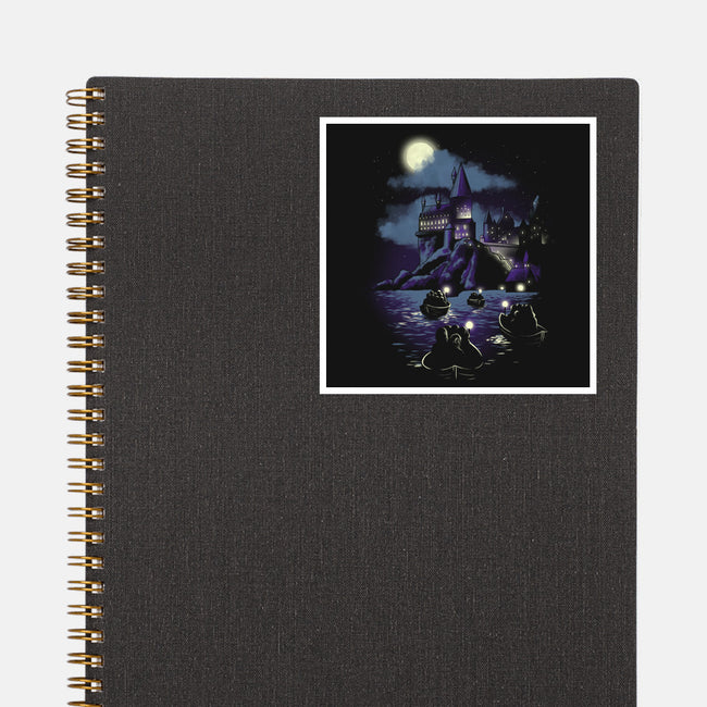 Magic Night-none glossy sticker-ursulalopez