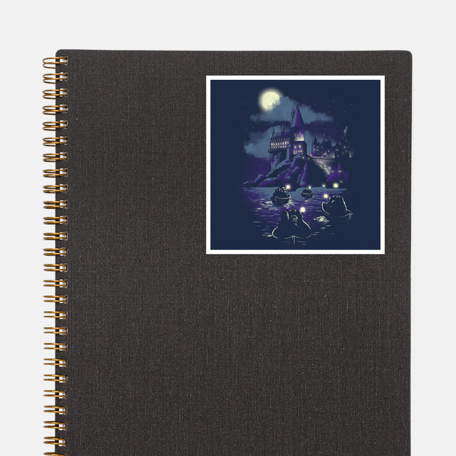 Magic Night-none glossy sticker-ursulalopez