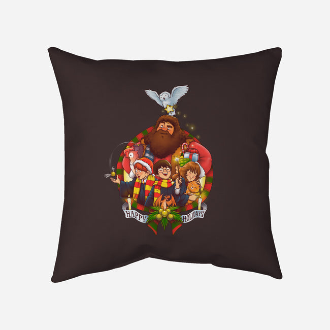 Magical Holidays-none removable cover w insert throw pillow-batang 9tees