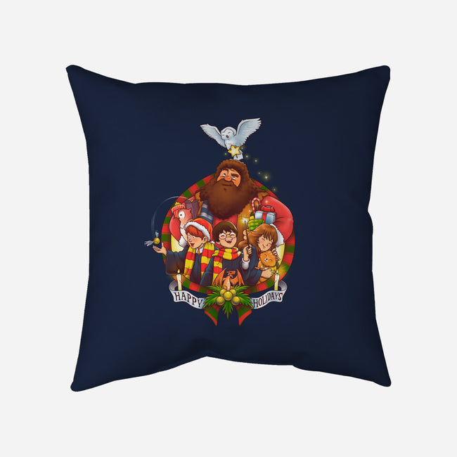 Magical Holidays-none removable cover w insert throw pillow-batang 9tees