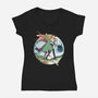 Magical Leap-womens v-neck tee-batang 9tees