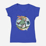 Magical Leap-womens v-neck tee-batang 9tees