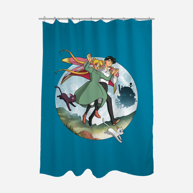 Magical Leap-none polyester shower curtain-batang 9tees