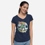 Magical Leap-womens v-neck tee-batang 9tees