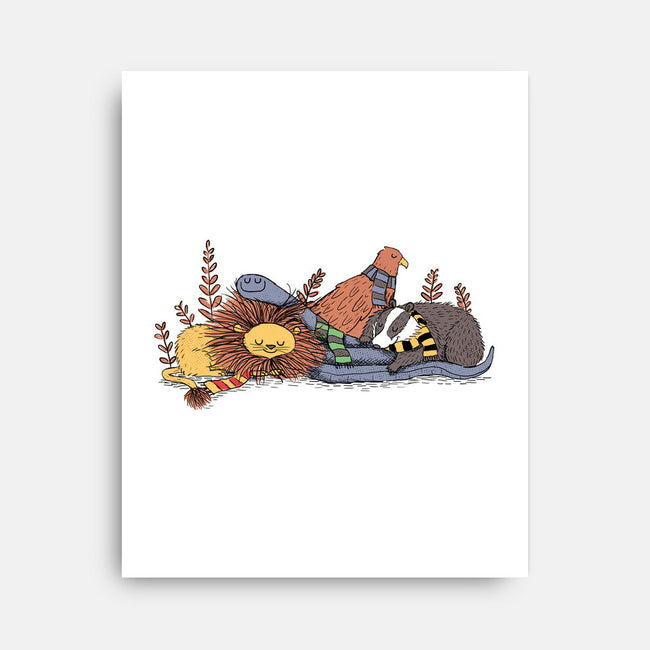 Magical Nap-none stretched canvas-sleepingsky