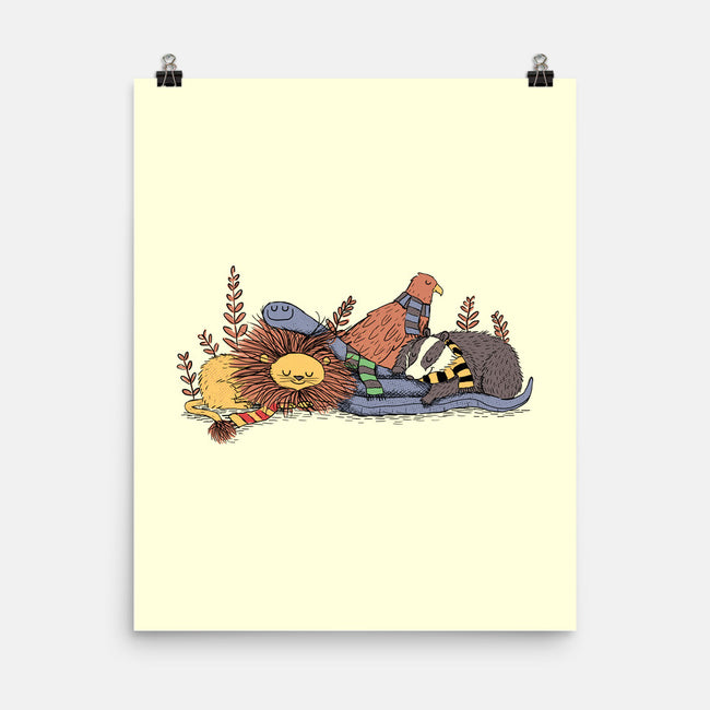 Magical Nap-none matte poster-sleepingsky