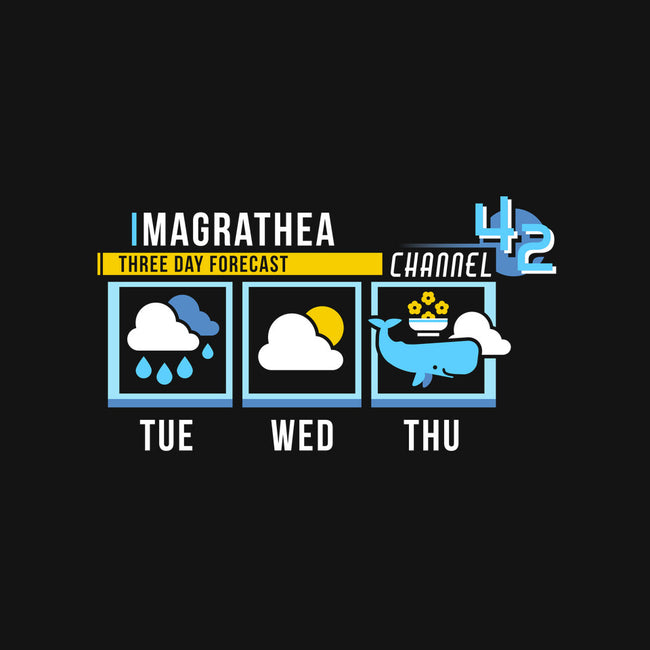 Magrathea Forecast-none polyester shower curtain-chocopants