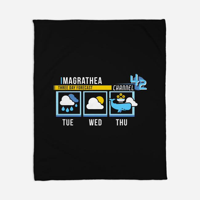 Magrathea Forecast-none fleece blanket-chocopants