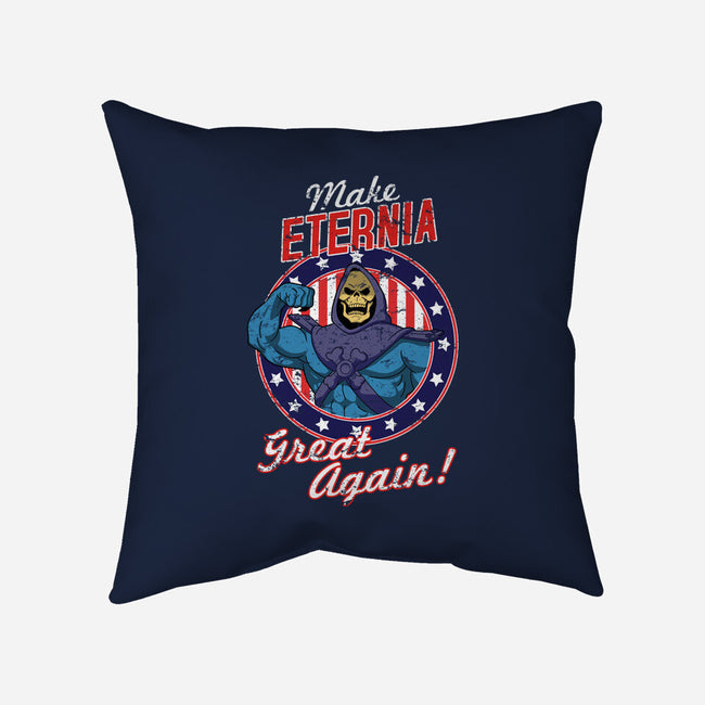 Make Eternia Great Again-none removable cover w insert throw pillow-Skullpy