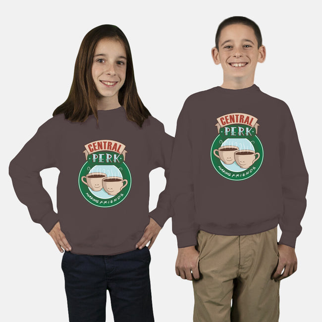 Making Friends-youth crew neck sweatshirt-IdeasConPatatas