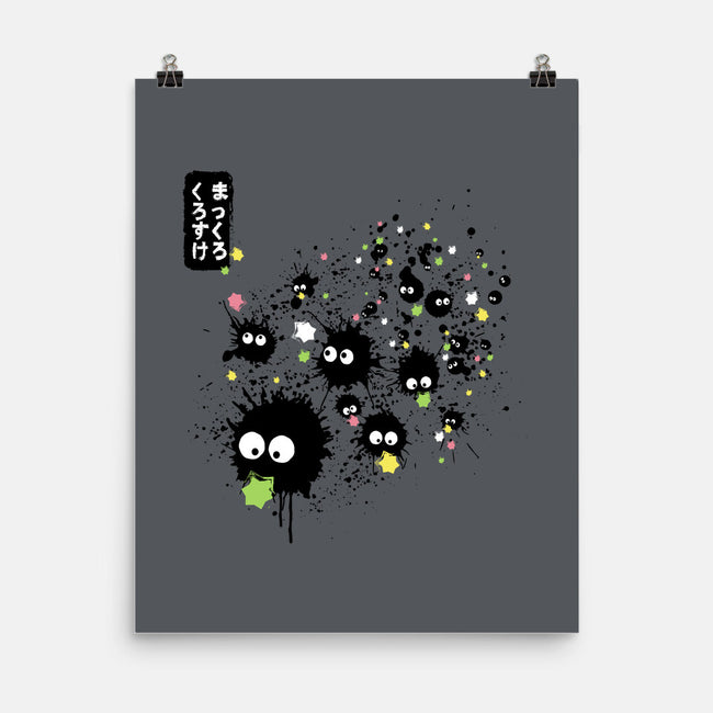 Makkuro Kurosuke Ink-none matte poster-DrMonekers