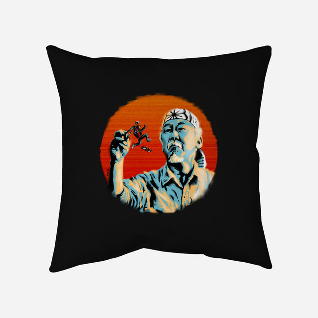 Man Who Catch Fly-none removable cover w insert throw pillow-KKTEE