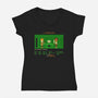 Maniac IT Department-womens v-neck tee-RyanAstle