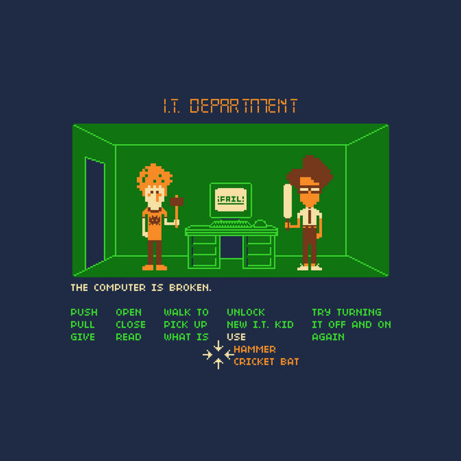 Maniac IT Department-none polyester shower curtain-RyanAstle