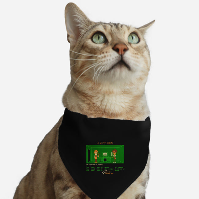 Maniac IT Department-cat adjustable pet collar-RyanAstle