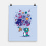 Many Bubbles-none matte poster-ursulalopez