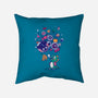 Many Bubbles-none removable cover throw pillow-ursulalopez