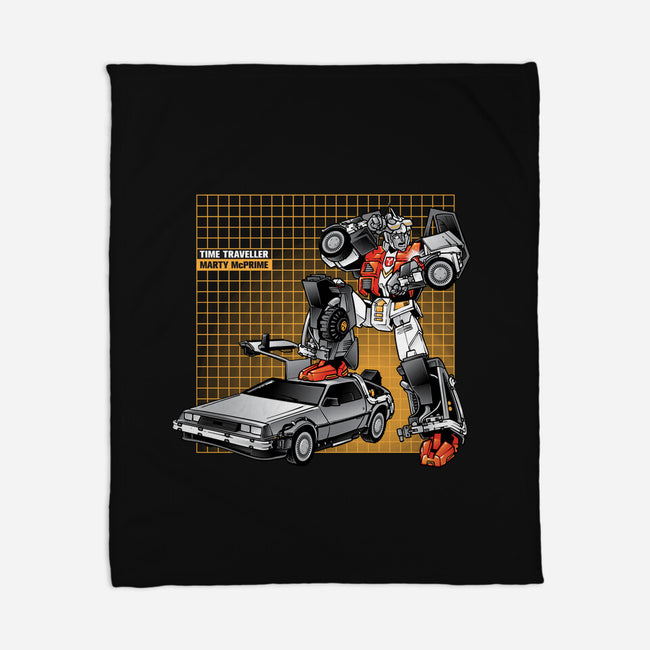 Marty McPrime-none fleece blanket-Obvian