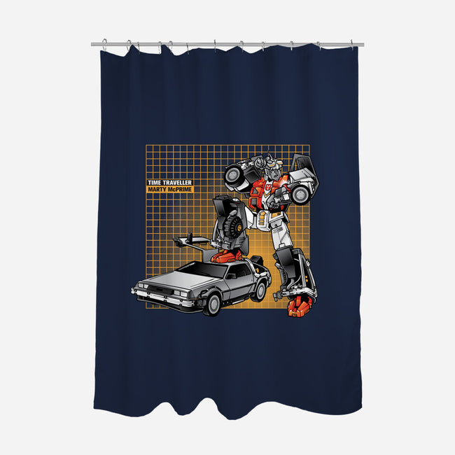 Marty McPrime-none polyester shower curtain-Obvian
