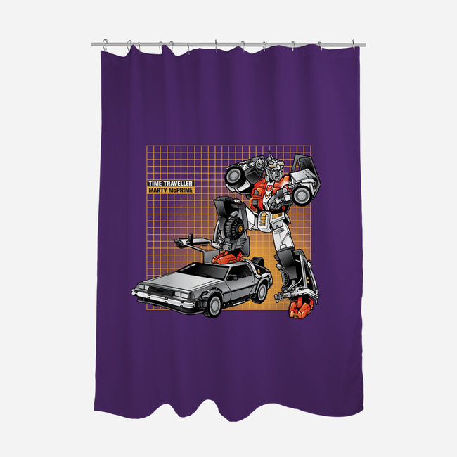 Marty McPrime-none polyester shower curtain-Obvian