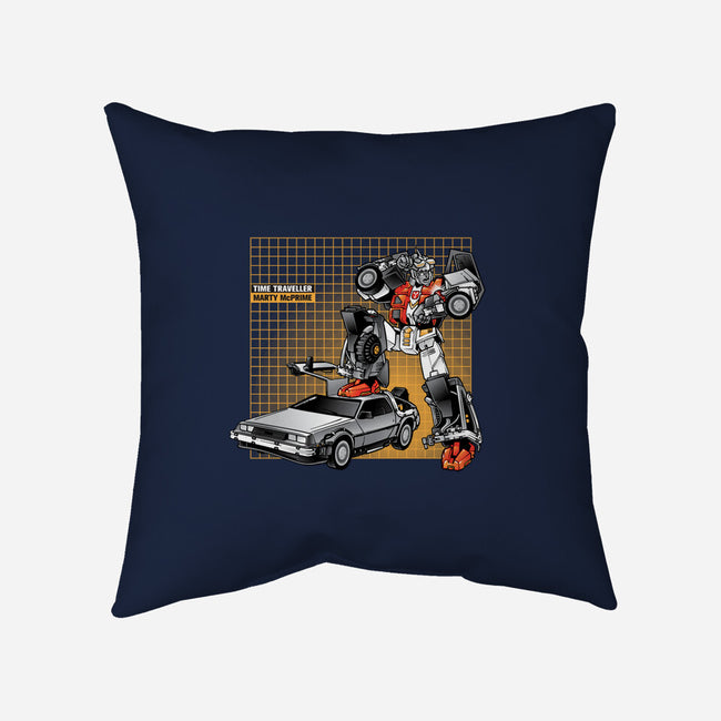 Marty McPrime-none removable cover w insert throw pillow-Obvian