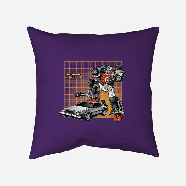 Marty McPrime-none removable cover w insert throw pillow-Obvian