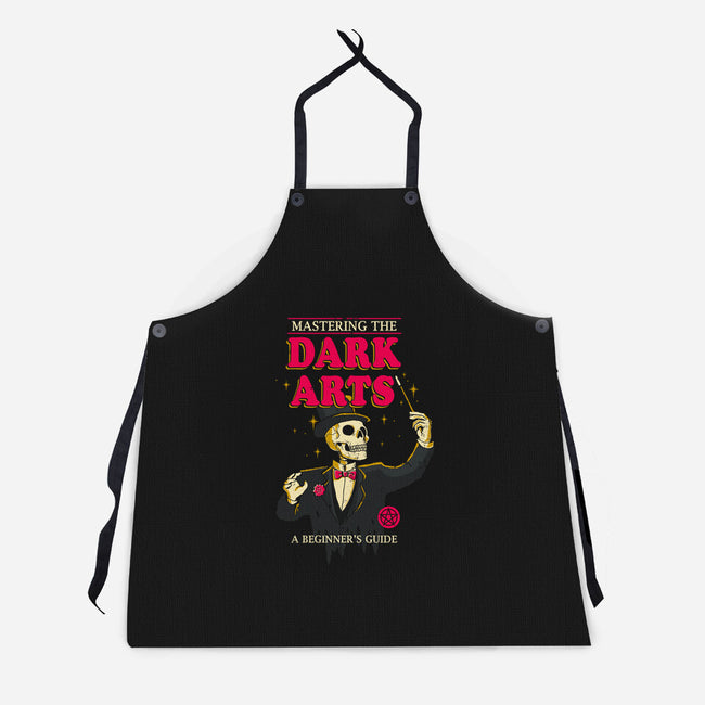 Mastering The Dark Arts-unisex kitchen apron-DinoMike
