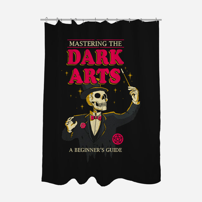 Mastering The Dark Arts-none polyester shower curtain-DinoMike