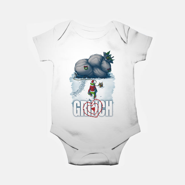 Mean One-baby basic onesie-Six Eyed Monster