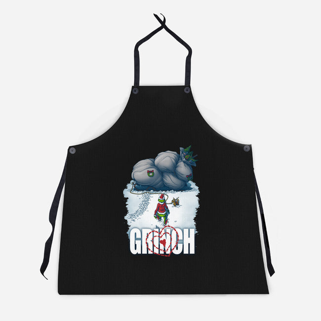 Mean One-unisex kitchen apron-Six Eyed Monster