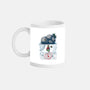Mean One-none glossy mug-Six Eyed Monster