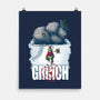 Mean One-none matte poster-Six Eyed Monster
